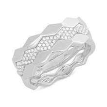 Shy Creation 0.17Ct Diamond Pave Ring 3-Pc SC55005334