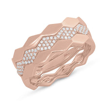 Shy Creation 0.17Ct Diamond Pave Ring 3-Pc SC55005336