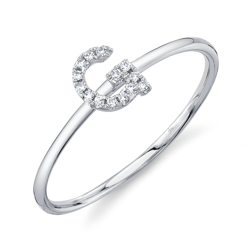 Shy Creation 0.05Ct Diamond Ring - Initial G SC55005347-G