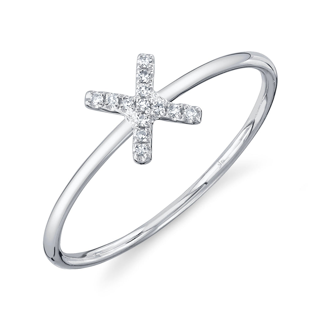 Shy Creation 0.05Ct Diamond Ring - Initial X SC55005347-X