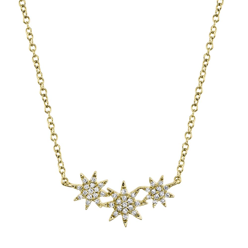 celeste-0-09ct-triple-diamond-star-pendant-necklace