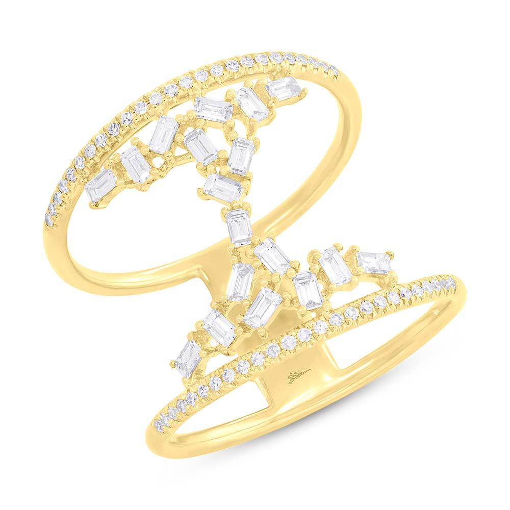 0.55CT DIAMOND BAGUETTE RING