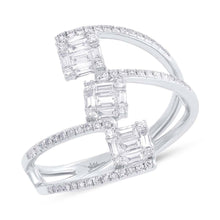 0.55CT DIAMOND BAGUETTE RING