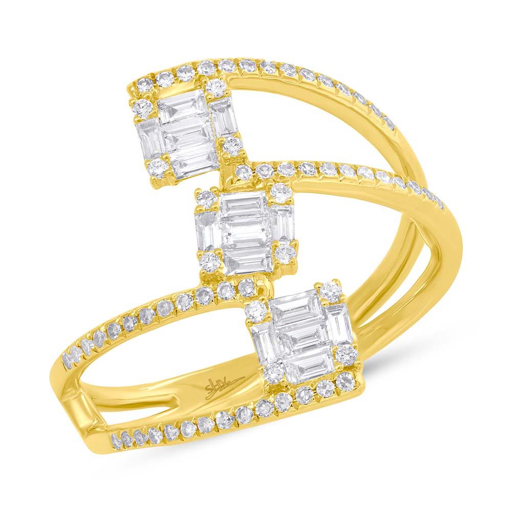 0.55CT DIAMOND BAGUETTE RING