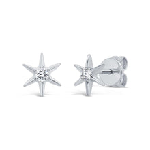 Shy Creation 0.10Ct Diamond Star Stud Earring SC55006514V3