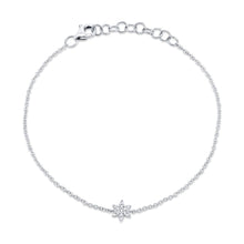 Shy Creation 0.03Ct Diamond Star Of David Bracelet SC55006678