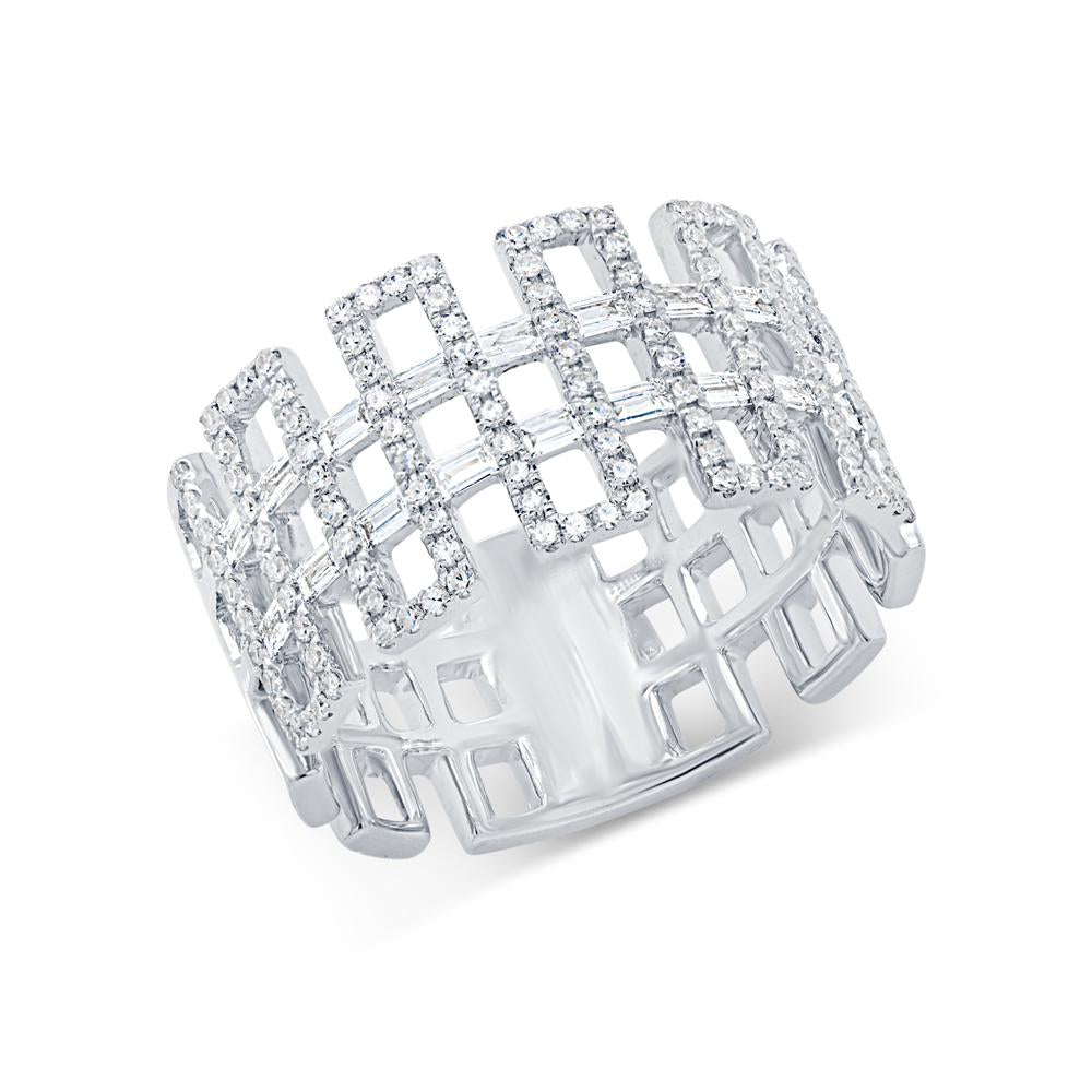 0.55CT DIAMOND BAGUETTE RING