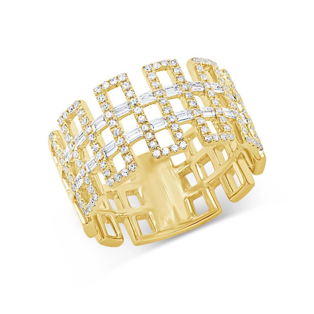 0.55CT DIAMOND BAGUETTE RING