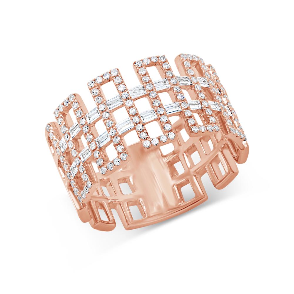 0.55CT DIAMOND BAGUETTE RING