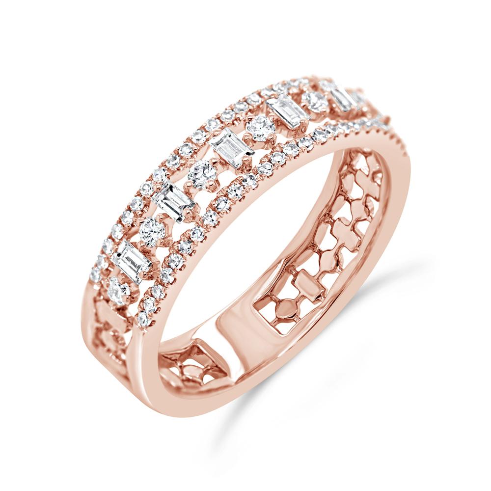 0.46CT DIAMOND BAGUETTE RING