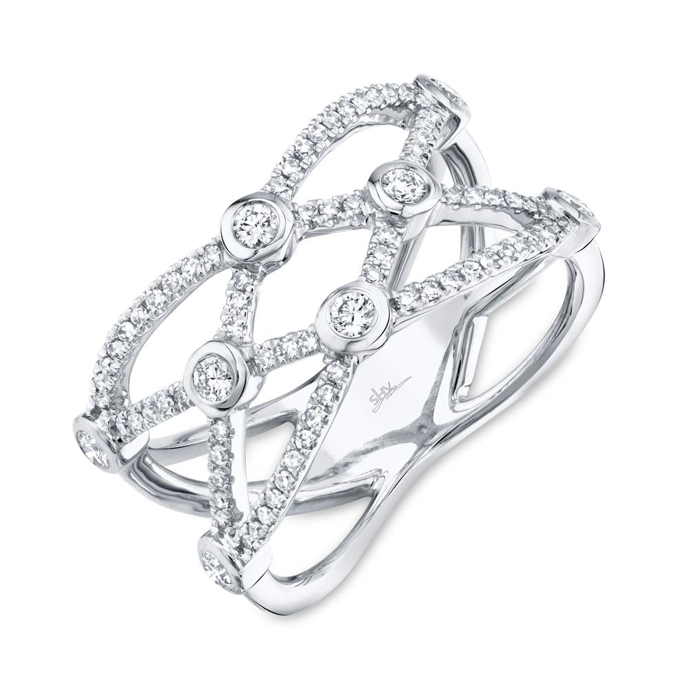 0.42CT DIAMOND BEZEL RING