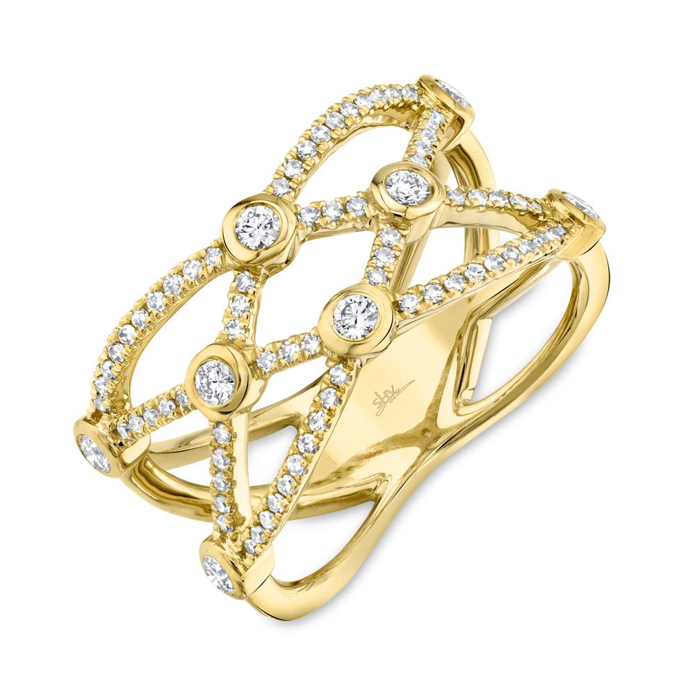 0.42CT DIAMOND BEZEL RING