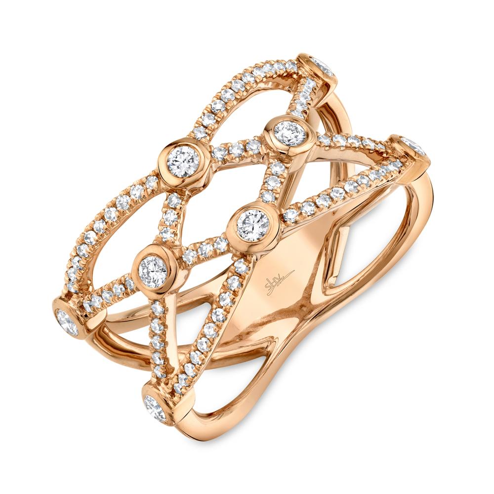 0.42CT DIAMOND BEZEL RING