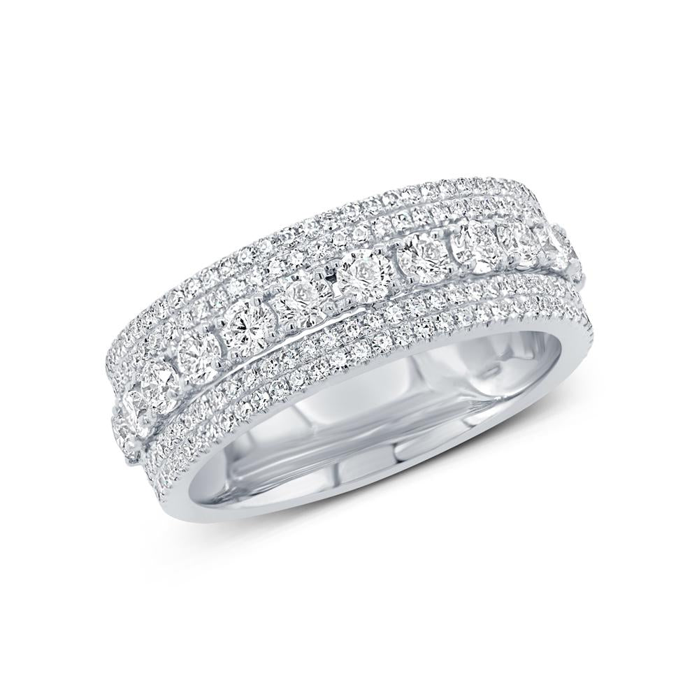 1.18CT DIAMOND PAVE RING