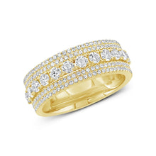 1.18CT DIAMOND PAVE RING