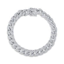 3.19CT DIAMOND PAVE LINK BRACELET
