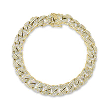 3.19CT DIAMOND PAVE LINK BRACELET