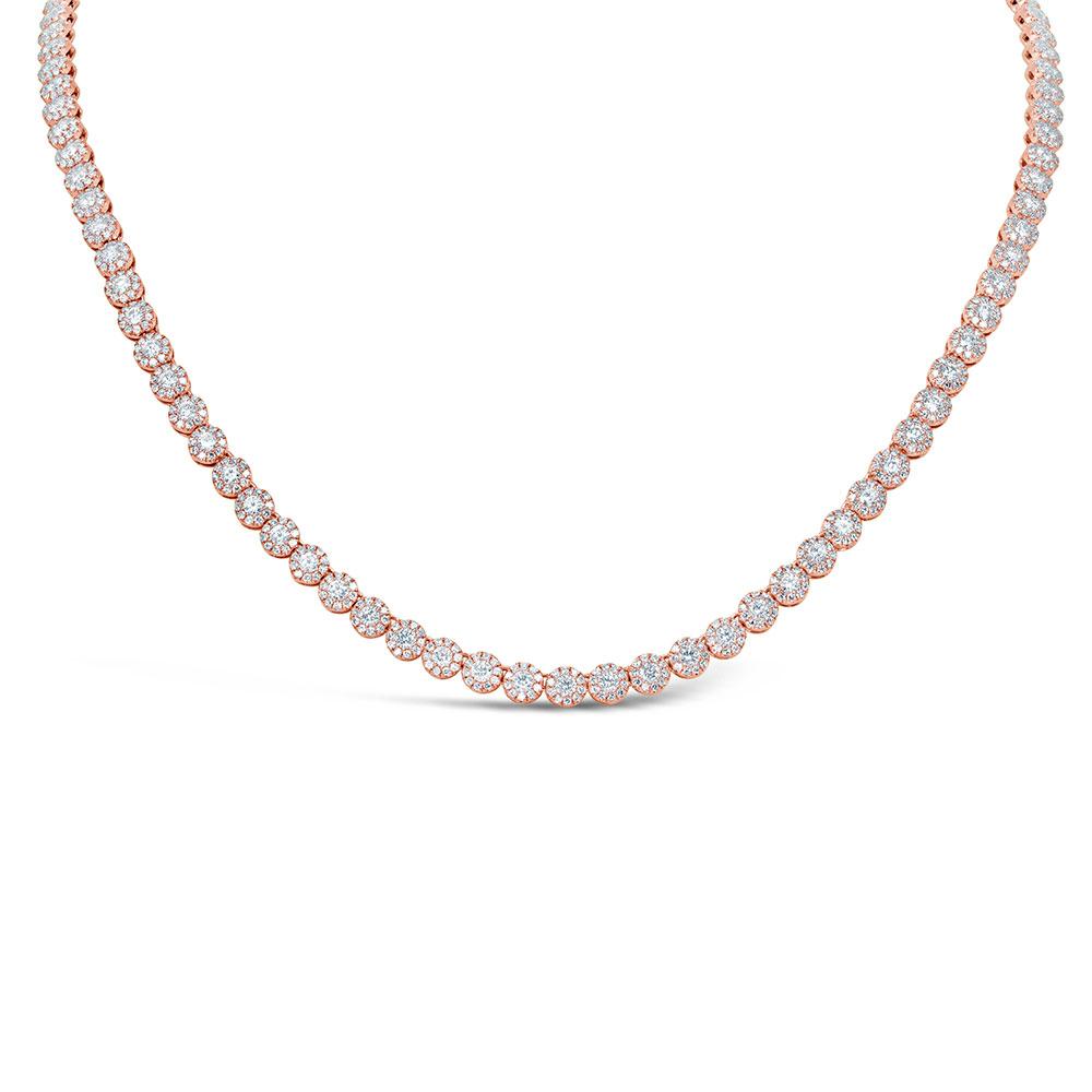 6.53CT DIAMOND TENNIS NECKLACE