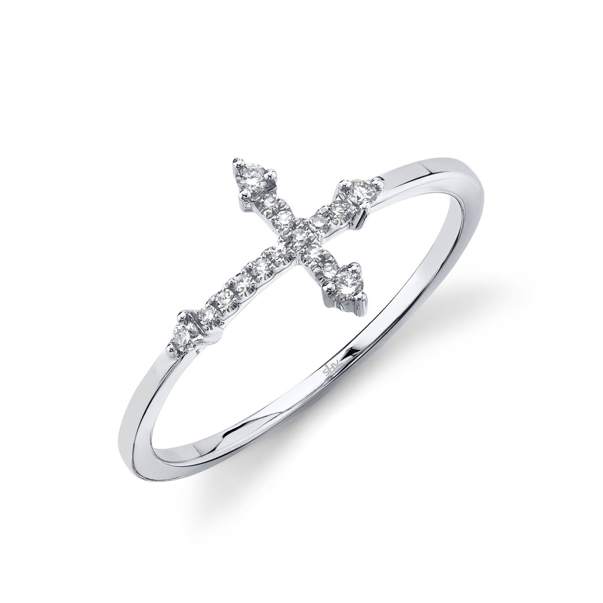 shy-creation-0-09ct-diamond-cross-ring-sc55008654