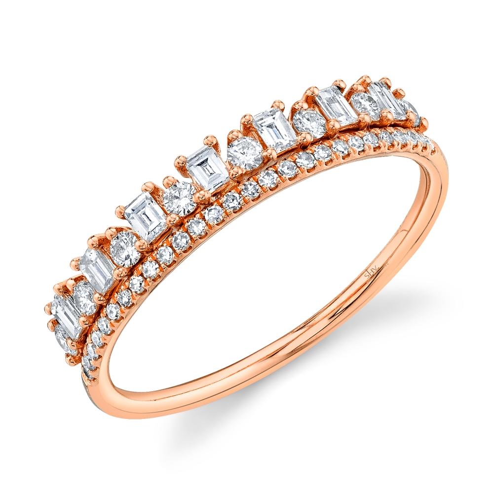 0.44CT DIAMOND BAGUETTE RING