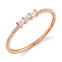 Shy Creation 0.19Ct Diamond Baguette Ring SC55009291