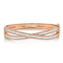 3.25CT DIAMOND BAGUETTE BANGLE