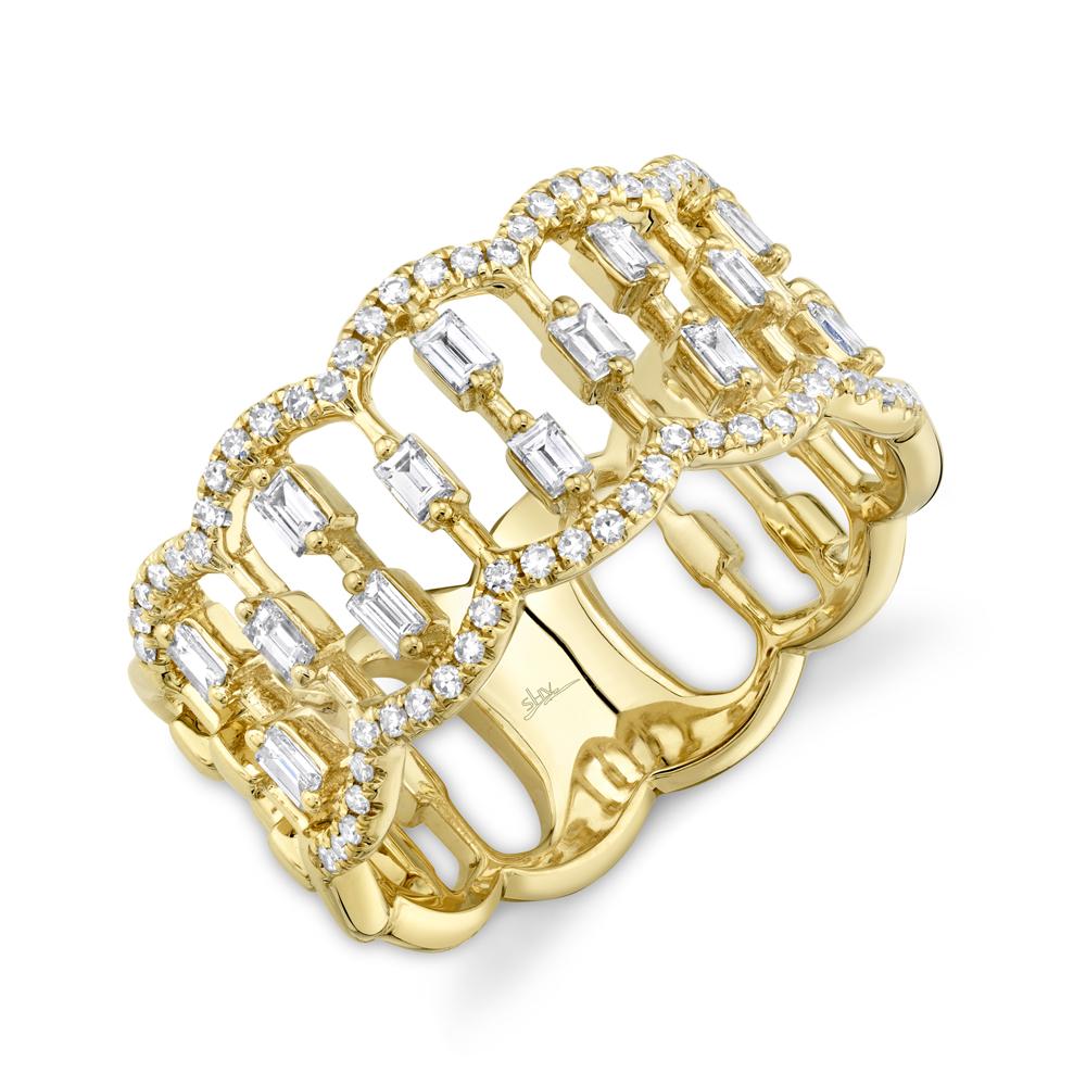 0.49CT DIAMOND BAGUETTE RING