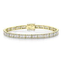 3.72CT DIAMOND BAGUETTE BRACELET