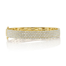 3.82CT DIAMOND PAVE BANGLE