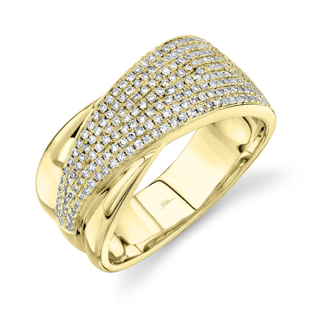 0.44CT DIAMOND PAVE RING