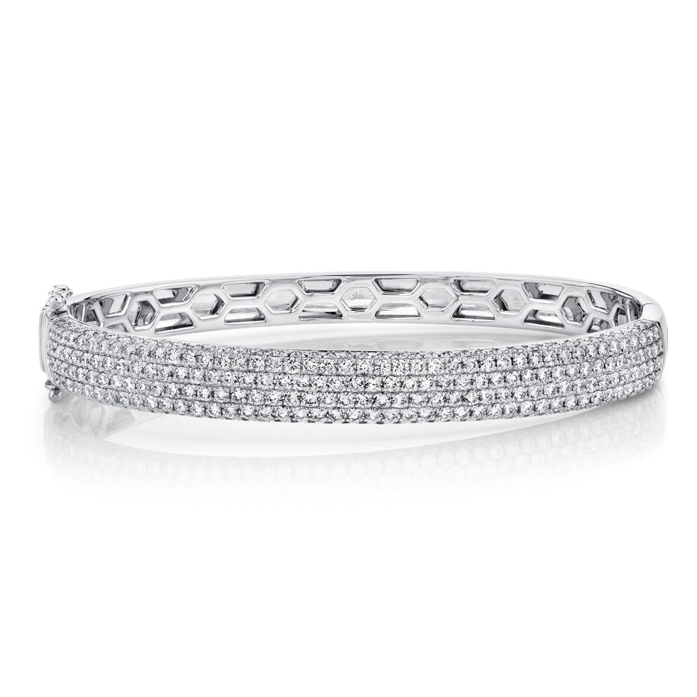3.59CT DIAMOND PAVE BANGLE