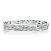 3.59CT DIAMOND PAVE BANGLE