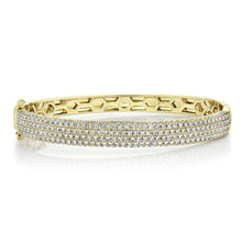 3.59CT DIAMOND PAVE BANGLE
