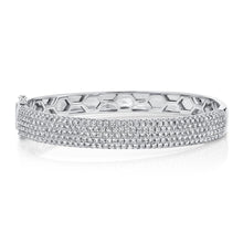 4.21CT DIAMOND PAVE BANGLE