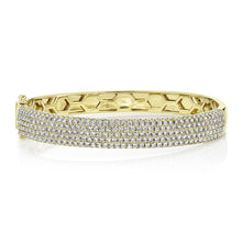 4.21CT DIAMOND PAVE BANGLE