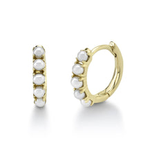 CULTURED PEARL HUGGIE EARRING