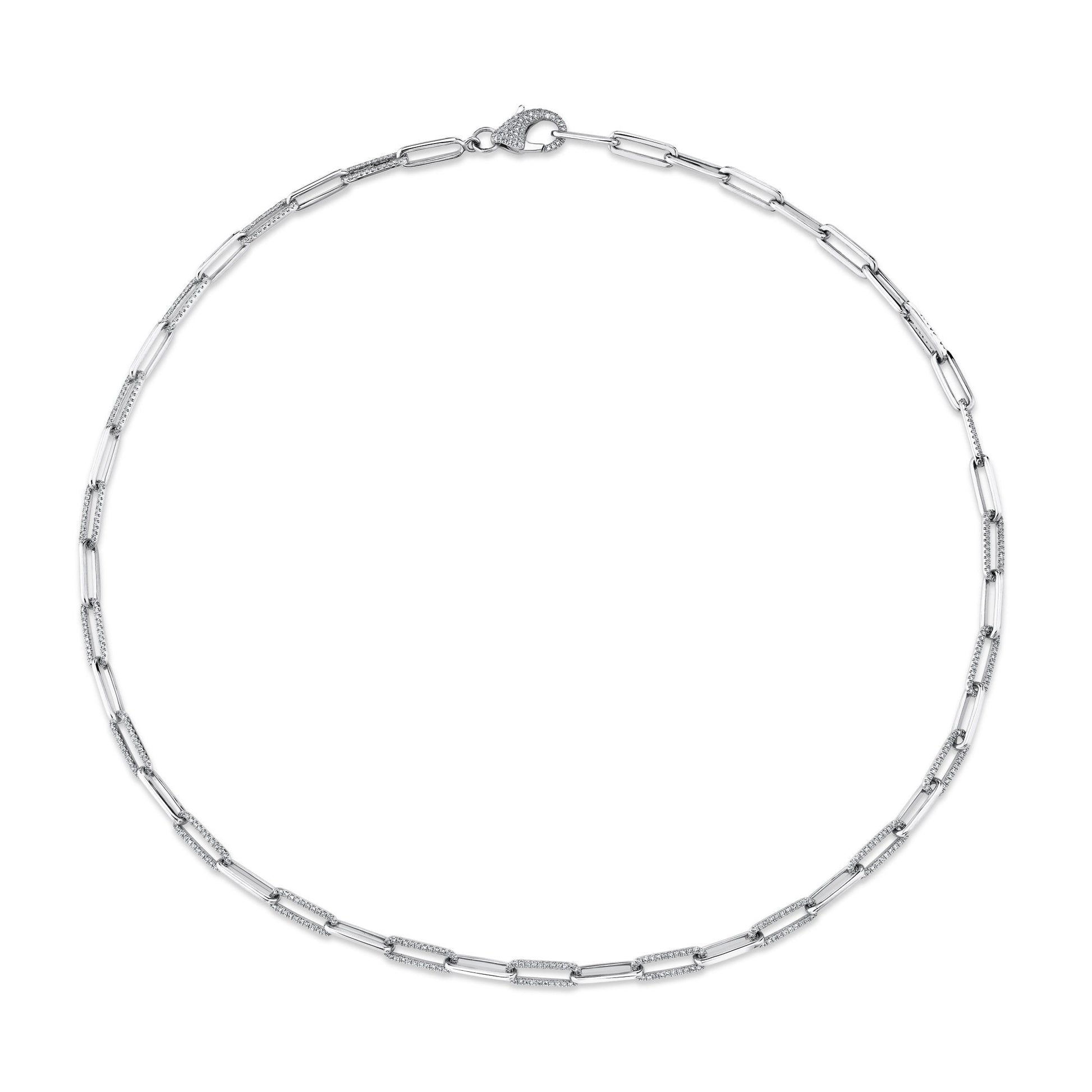 shy-creation-1-36ct-diamond-paper-clip-link-necklace-sc55011606