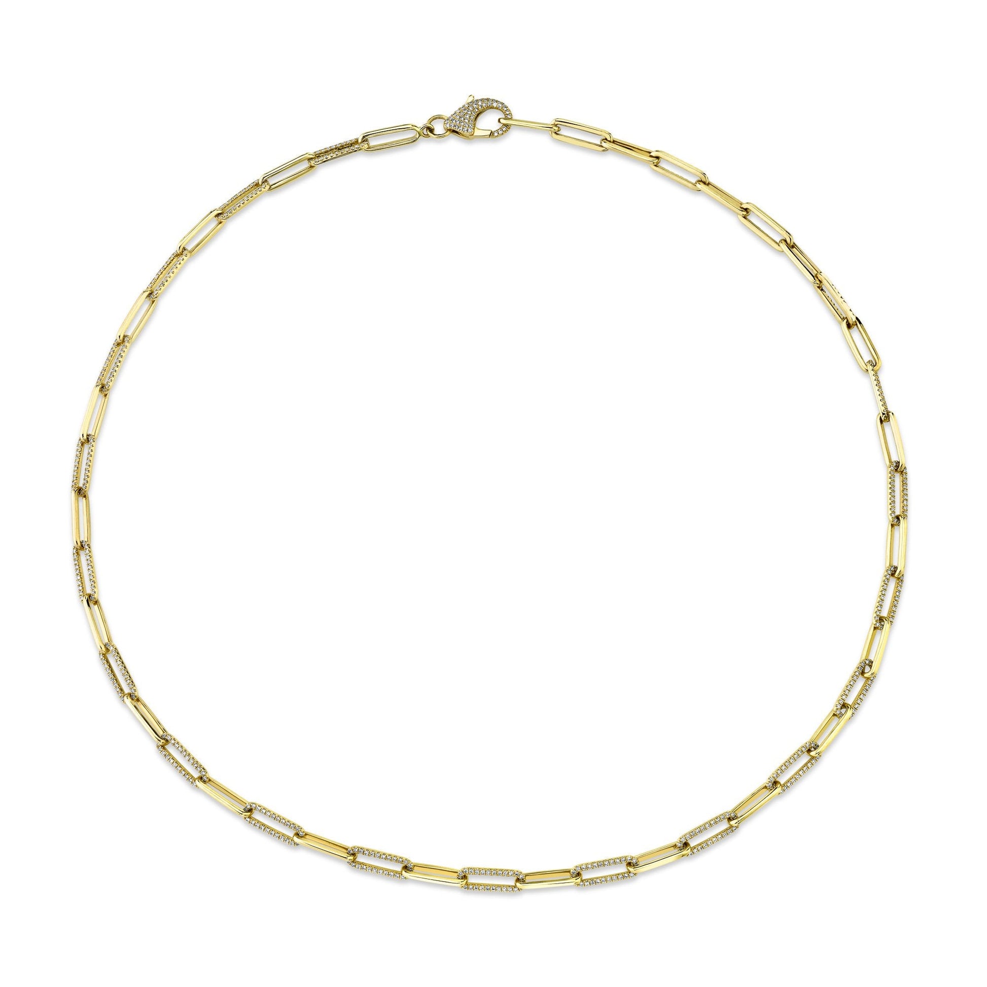 shy-creation-1-36ct-diamond-paper-clip-link-necklace-sc55011607