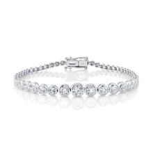 3.76CT DIAMOND BEZEL TENNIS BRACELET