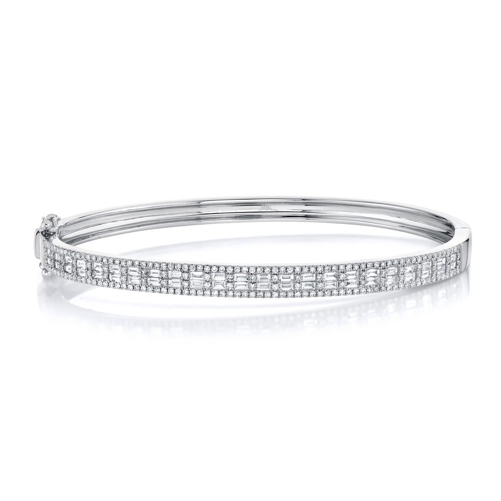 1.49CT DIAMOND BAGUETTE BANGLE