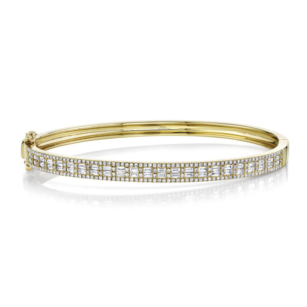 1.49CT DIAMOND BAGUETTE BANGLE