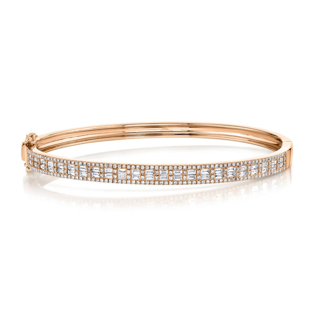 1.49CT DIAMOND BAGUETTE BANGLE