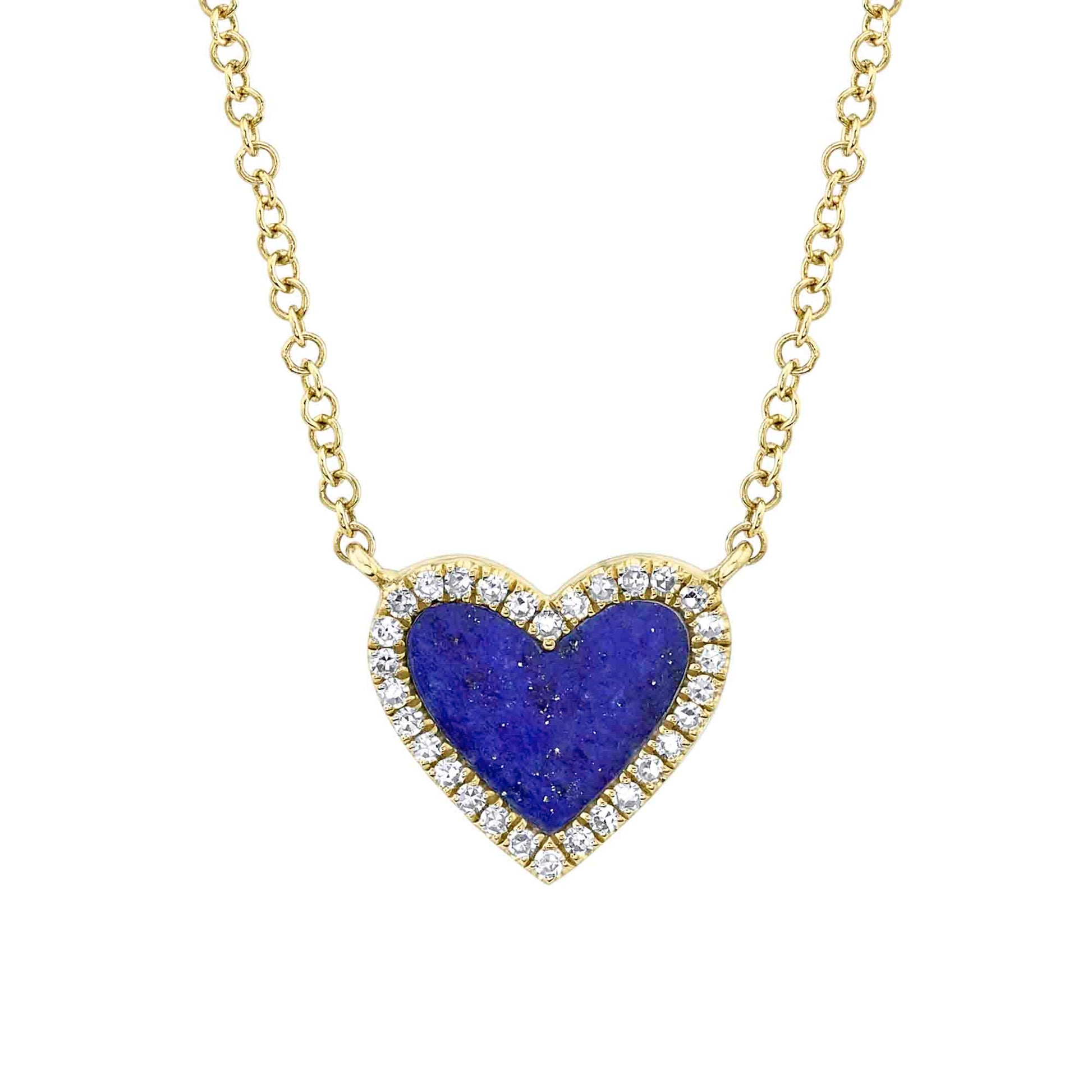 shy-creation-0-09ct-diamond-0-54ct-lapis-heart-necklace-sc55012628