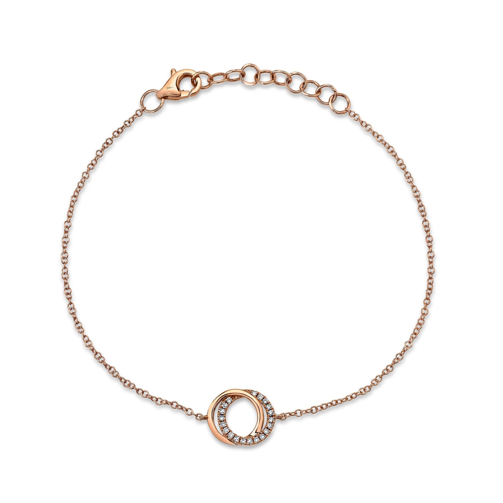 shy-creation-0-07ct-diamond-love-knot-circle-bracelet-sc55012776
