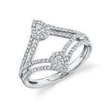 0.44CT DIAMOND PEAR RING