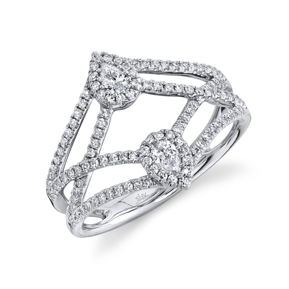 0.50CT DIAMOND PEAR RING