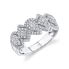 0.56CT DIAMOND BAGUETTE PEAR RING