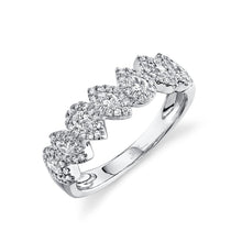 0.57CT DIAMOND MARQUISE PEAR BAND