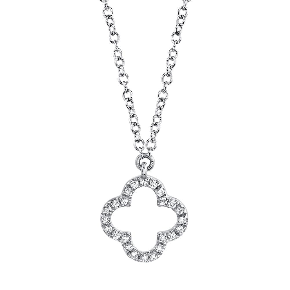 shy-creation-0-08ct-diamond-clover-necklace-sc55019617