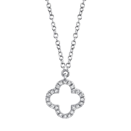 shy-creation-0-08ct-diamond-clover-necklace-sc55019617